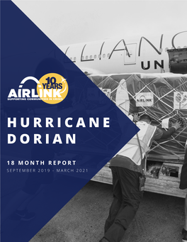 Hurricane Dorian 18 Month Report