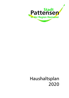 Haushaltsplan 2020 Haushaltsplan 2020 Stadt Pattensen Diese Seite Wurde Bewusst Leer Gelassen