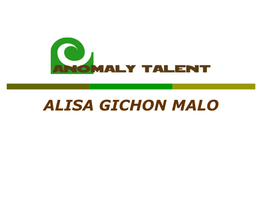 Alisa Gichon Malo Sampling of Previous Celebrity Bookings