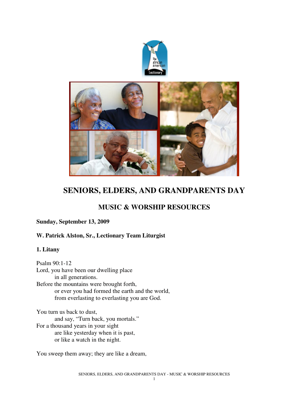 Seniors, Elders, and Grandparents Day