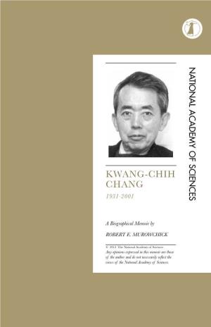 Kwang-Chih Chang 1931-2001
