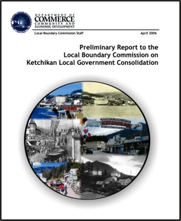 Executive Summary of Preliminary Report on Ketchikan Local Government Consolidation