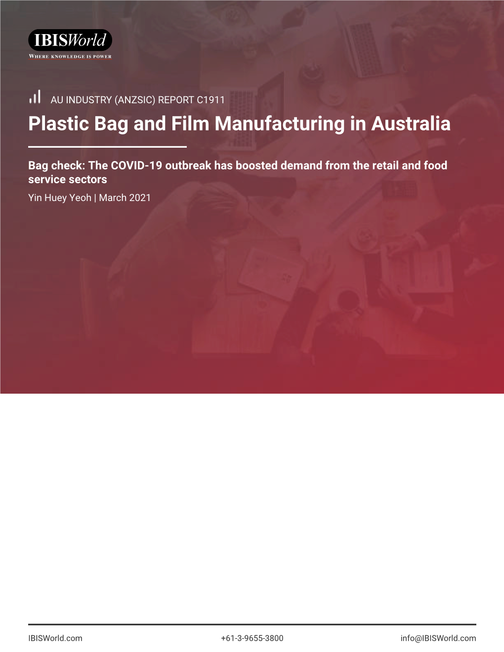 Plastic Bag and Film Manufacturing in Australia