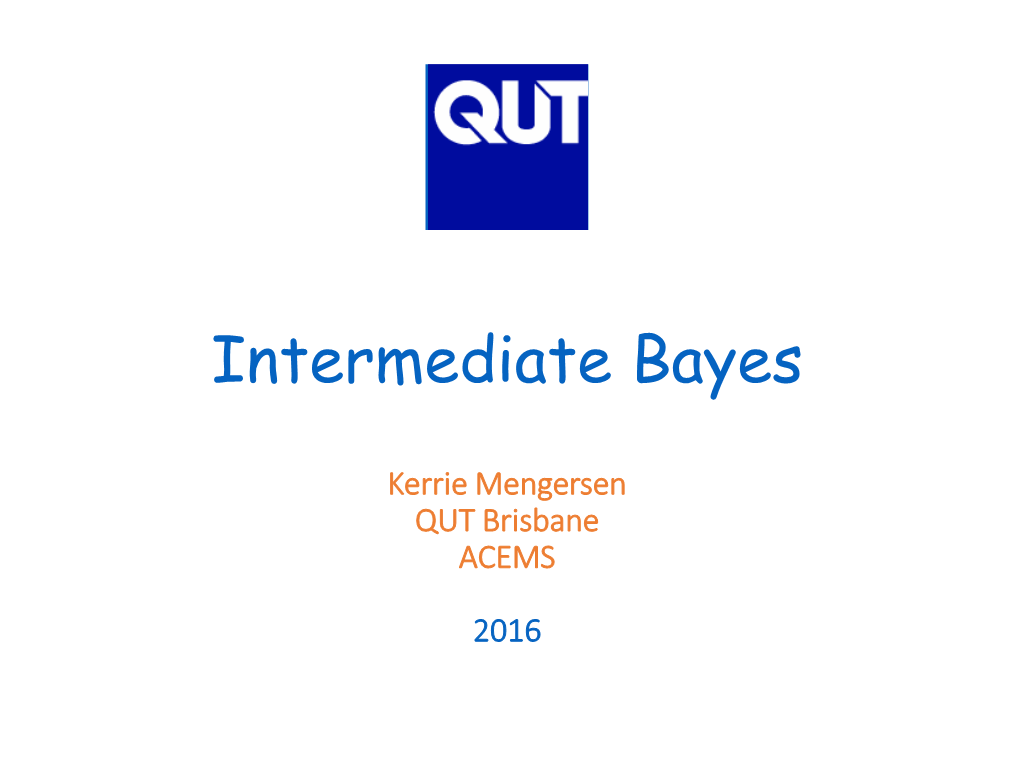 Intermediate Bayes 2016