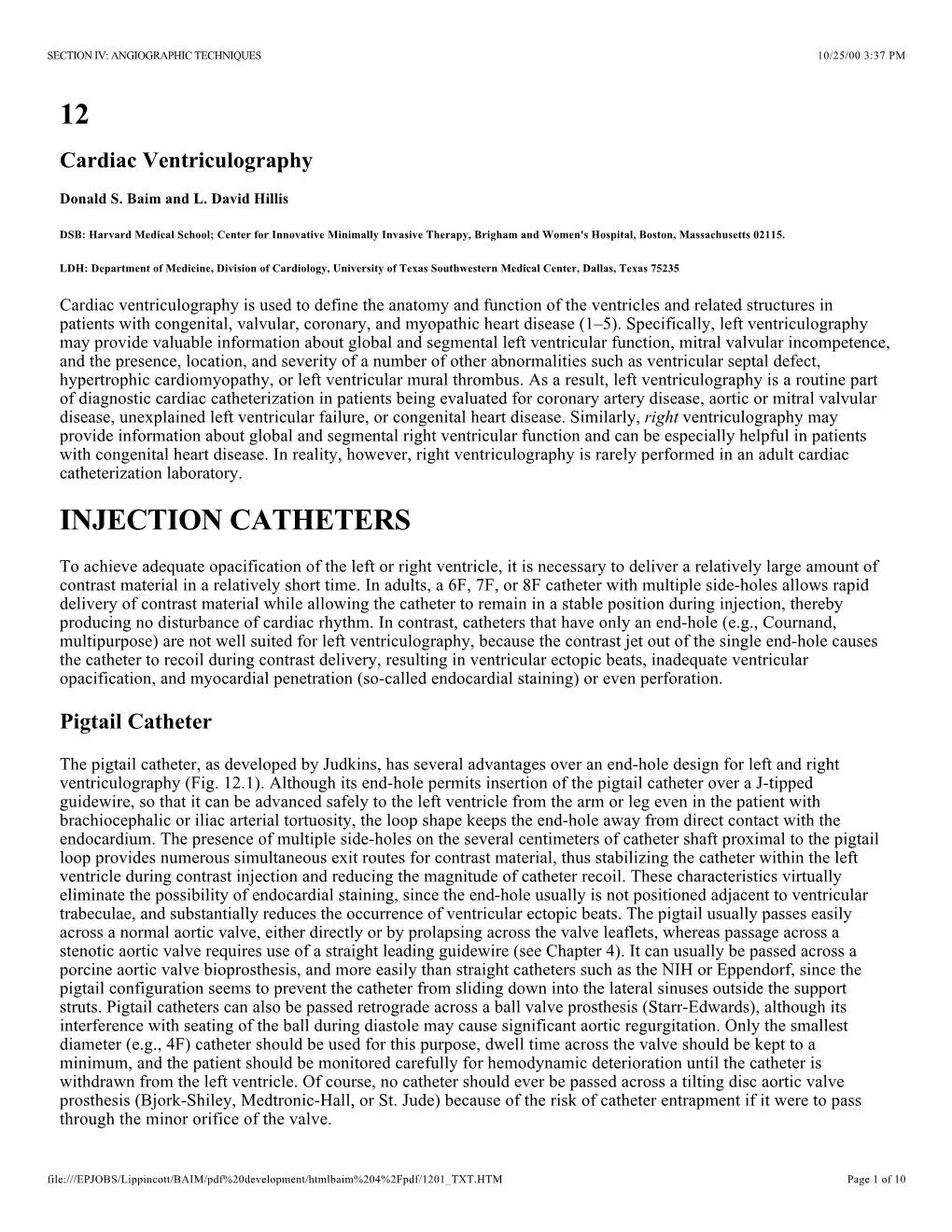 12 Injection Catheters