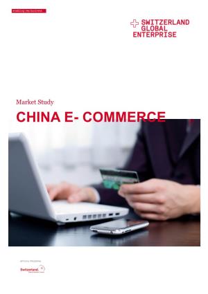 Market Study CHINA E- COMMERCE