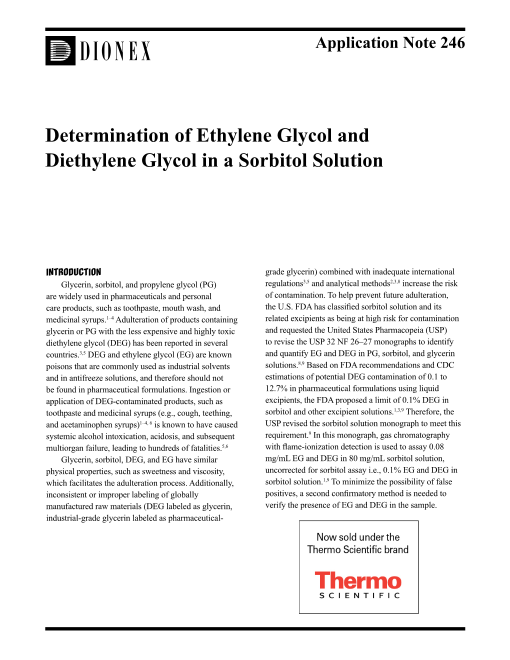 determination-of-ethylene-glycol-and-diethylene-glycol-in-a-sorbitol