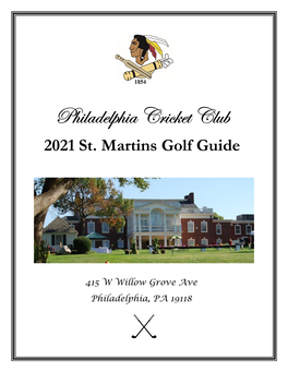 2021 St. Martins Golf Guide