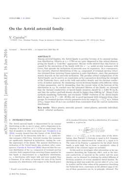 On the Astrid Asteroid Family 3