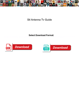 Stl Antenna Tv Guide