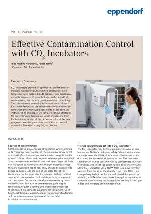Effective Contamination Control with CO2 Incubators