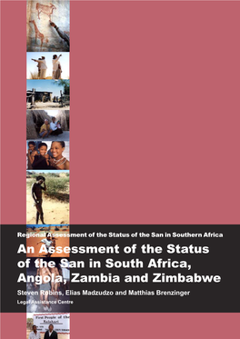 An Assessment of the Status of the San in South Africa, Angola