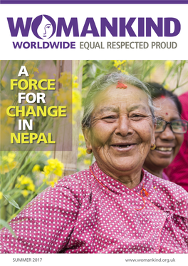 A Force for Change in Nepal