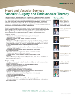 Vascular Surgery and Endovascular Therapy