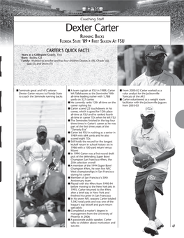 Coach Dexter Carter