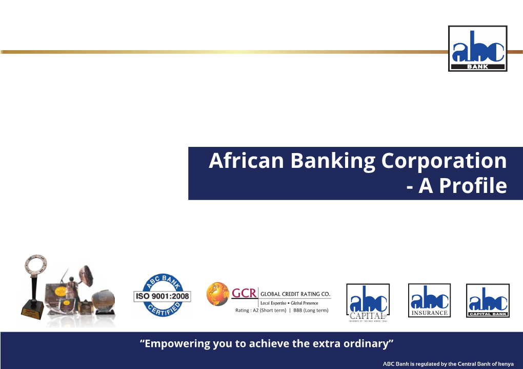 (Kenya) ABC Bank Group