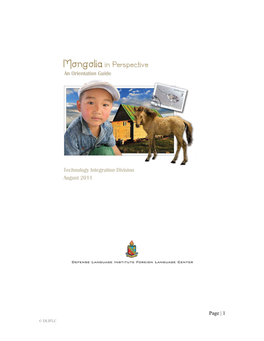 Mongolia in Perspective