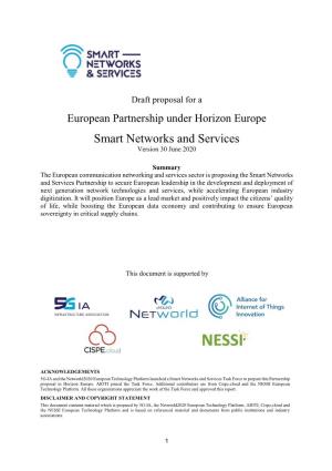 Smart Networks and Services Version 30 June 2020
