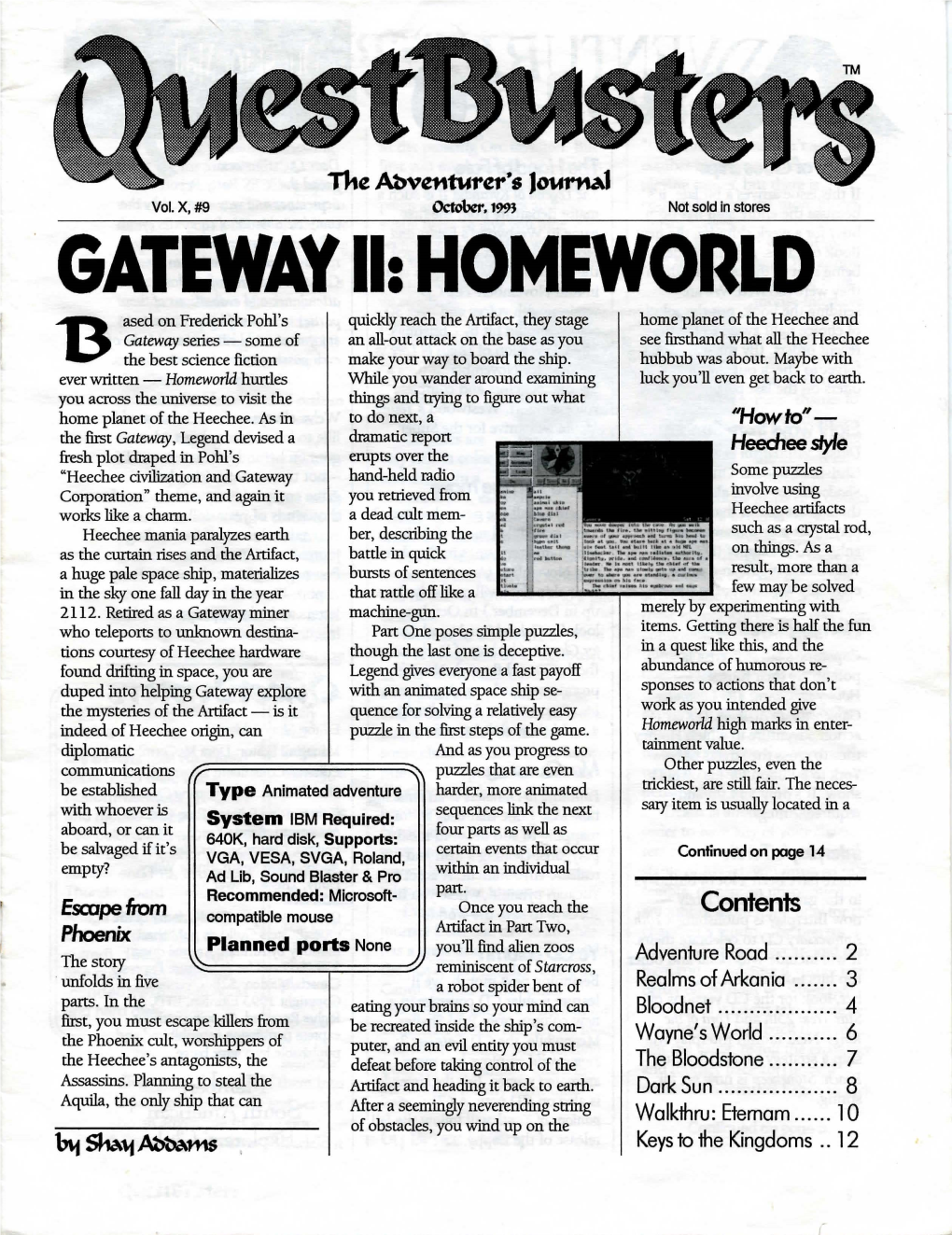 Gateway Ii: Homeworld
