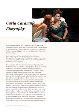Carla Caramujo Biography