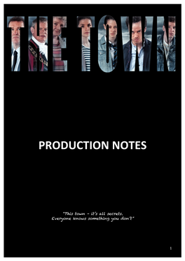 Production Notes