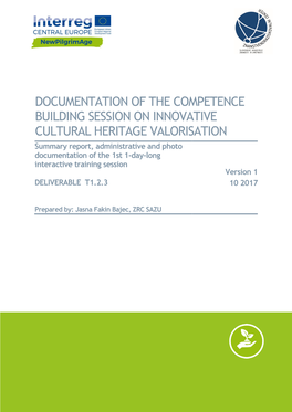 Documentation of the Competence Building