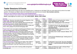 Taster Sessions & Events