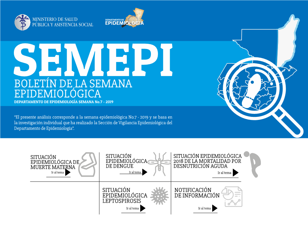 Boletin De La Semana Epidemiológica No.7