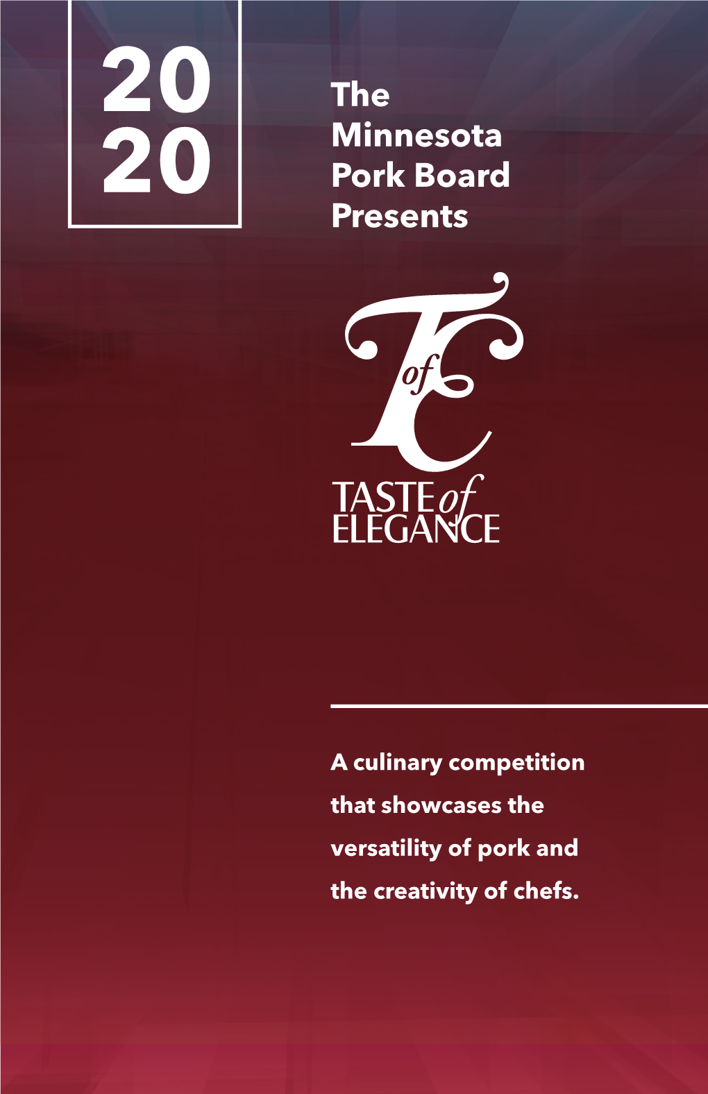 2020 Taste of Elegance Cookbook