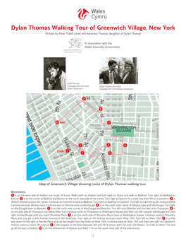 Dylan Thomas Walking Tour of Greenwich Village New York