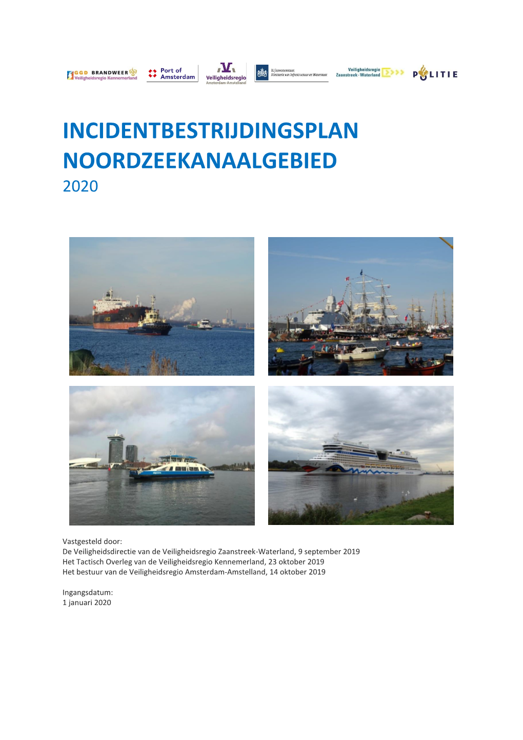 Incidentbestrijdingsplan Noordzeekanaalgebied 2020