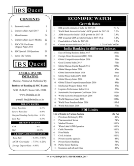 Economic Watch