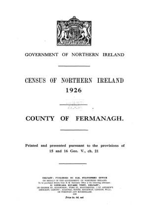 1926 Census County Fermanagh Report