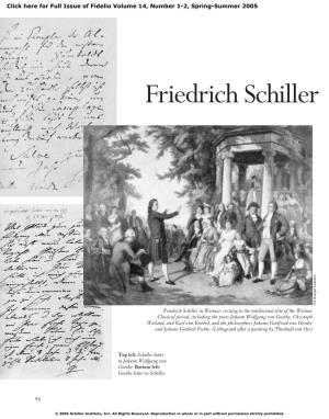 Friedrich Schiller and His Friends