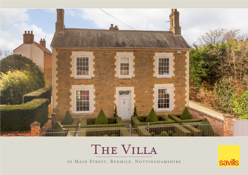 The Villa 25 Main Street, Redmile, Nottinghamshire the Villa