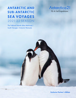 2021-22 Antarctic & Sub-Antarctic Sea Voyages Brochure