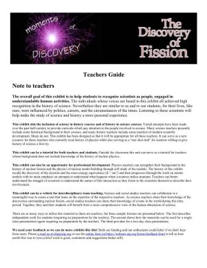 PDF of Fission Teachers Guide