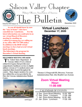 Silicon Valley Chapter Military Ofcers Association of America
