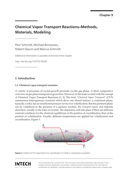 Chemical Vapor Transport Reactions–Methods, Materials, Modeling