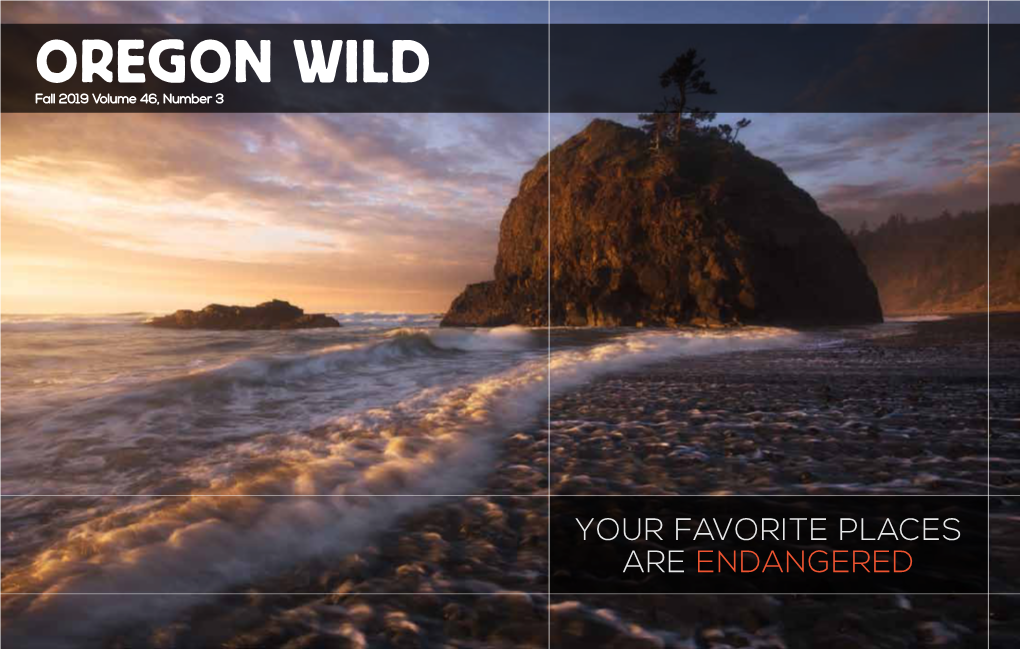 Oregon Wild Fall 2019 Newsletter