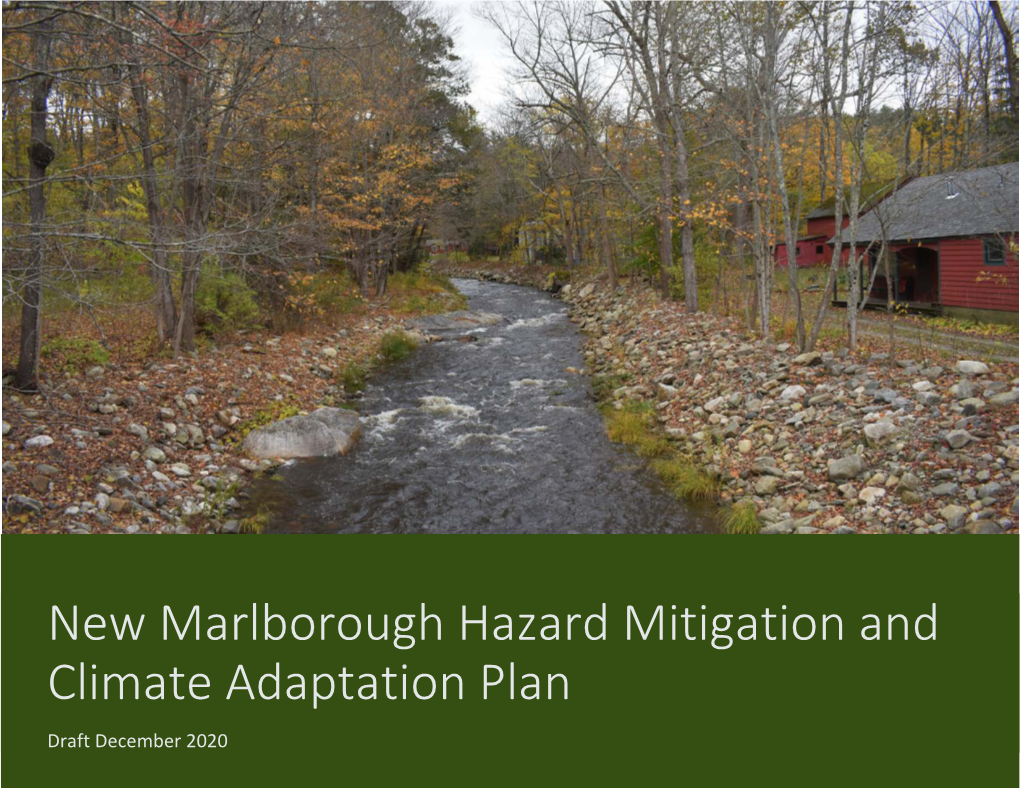 New Marlborough Hazard Mitigation Planning Committee Meeting 12/13/2019 Agenda