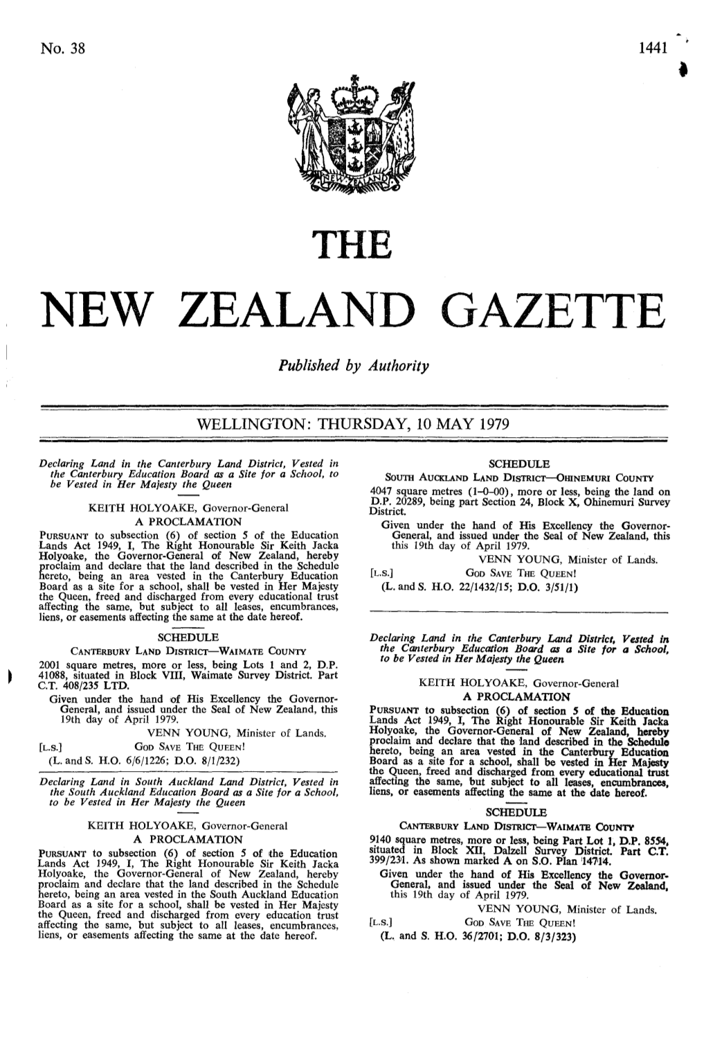 New Zealand Gazette