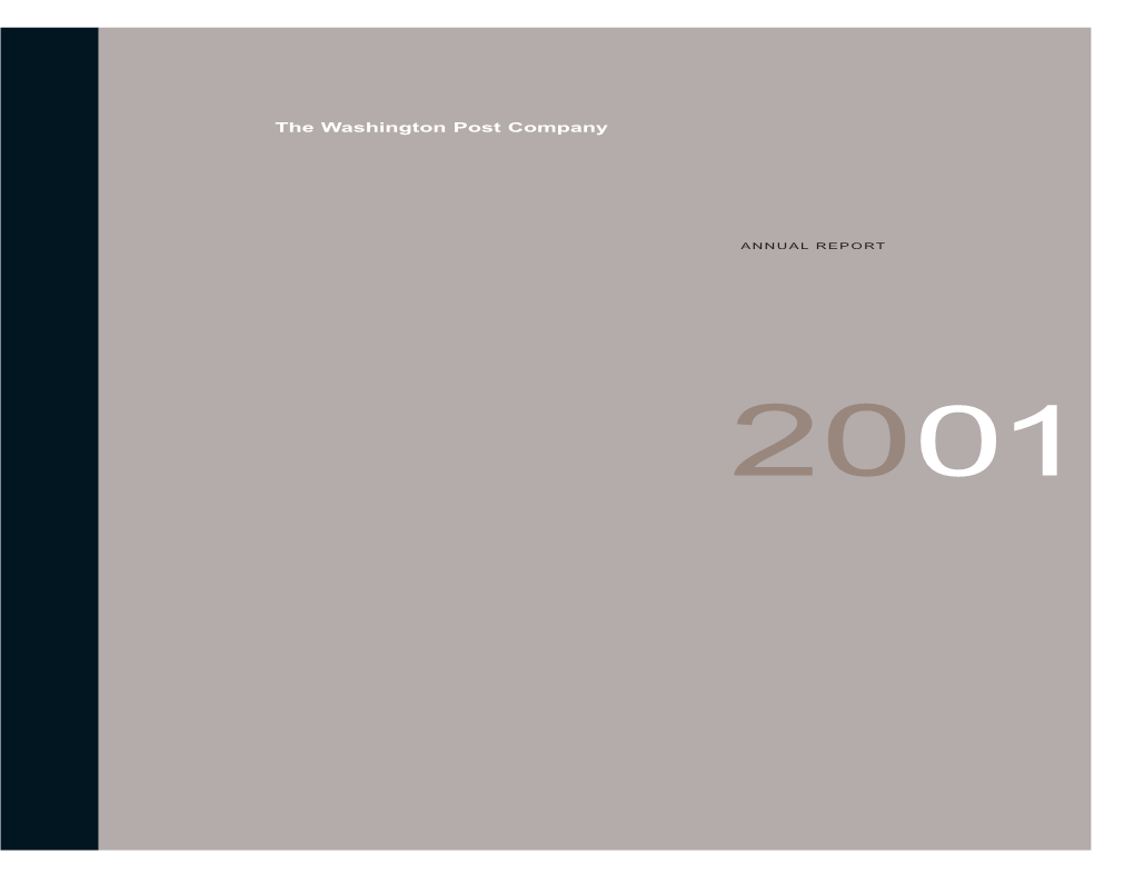 2001 Annual Report