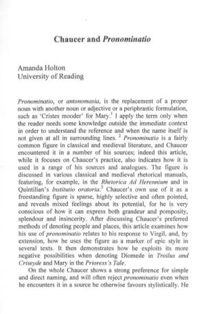 Amanda Holton University of Reading