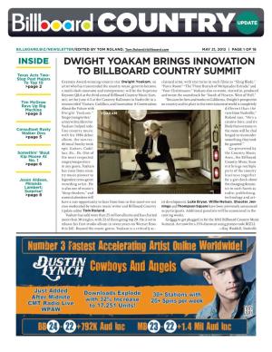 Dwight Yoakam Brings Innovation to Billboard Country Summit