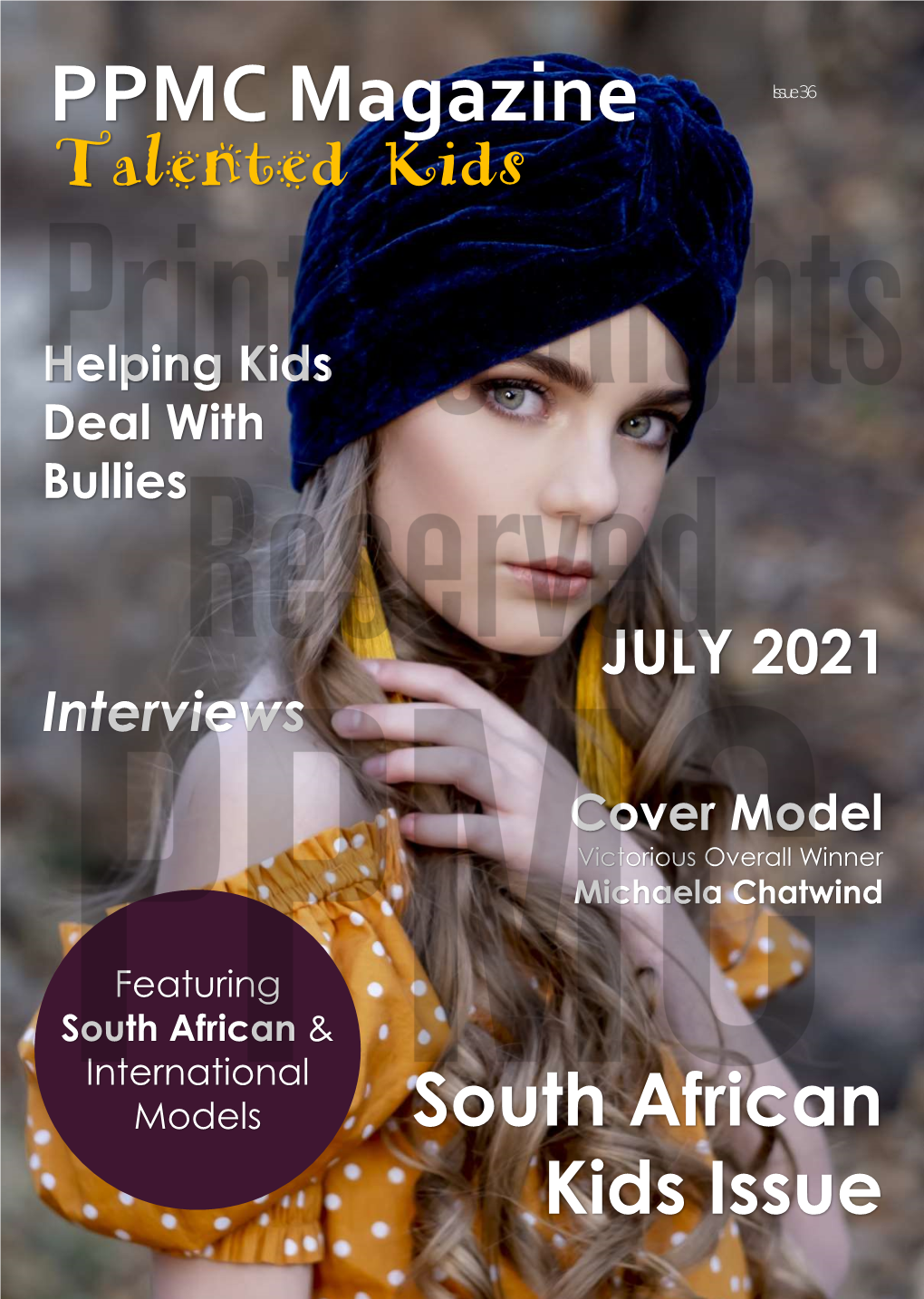 JULY 2021 Interviews Cover Model Victorious Overall Winner Michaela Chatwind