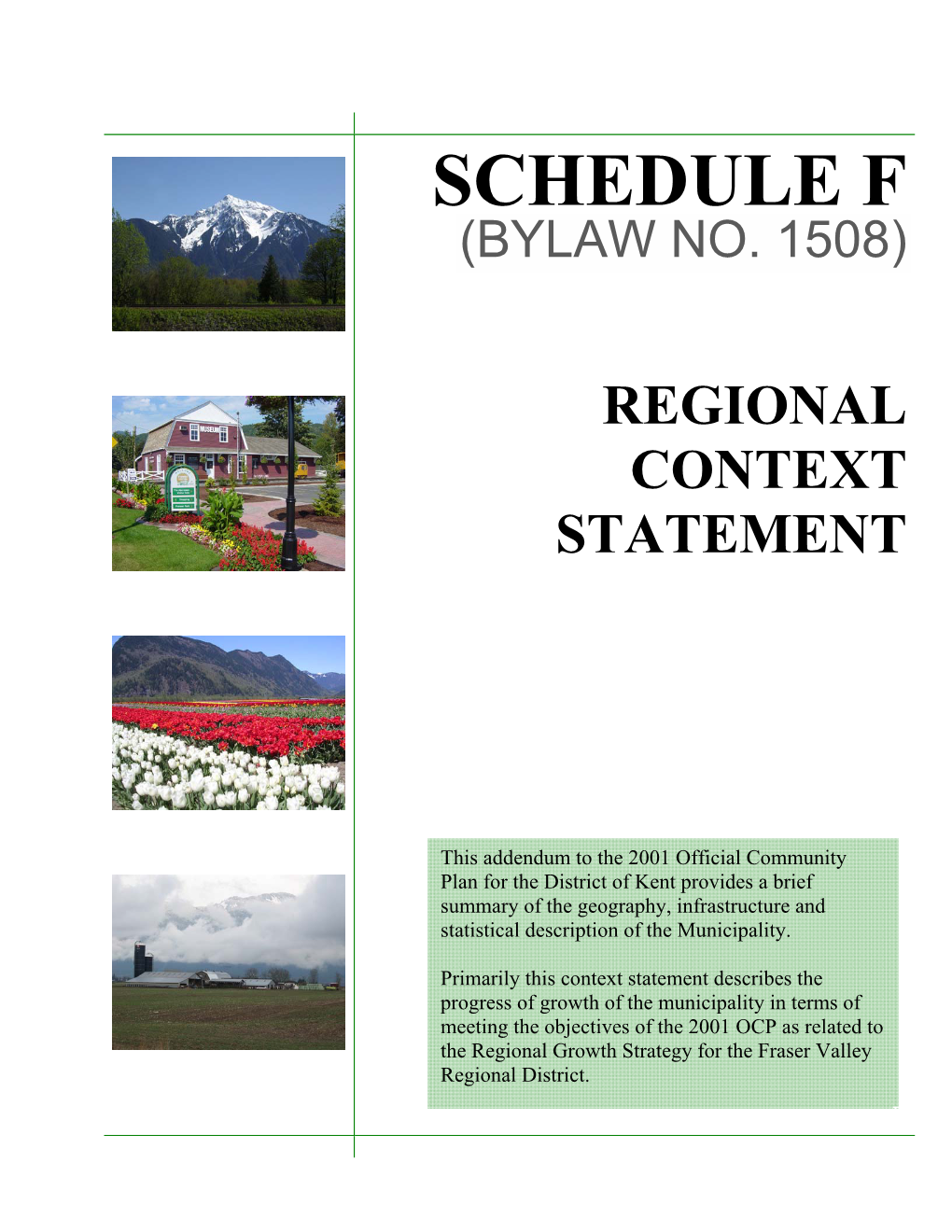 Regional Context Statement