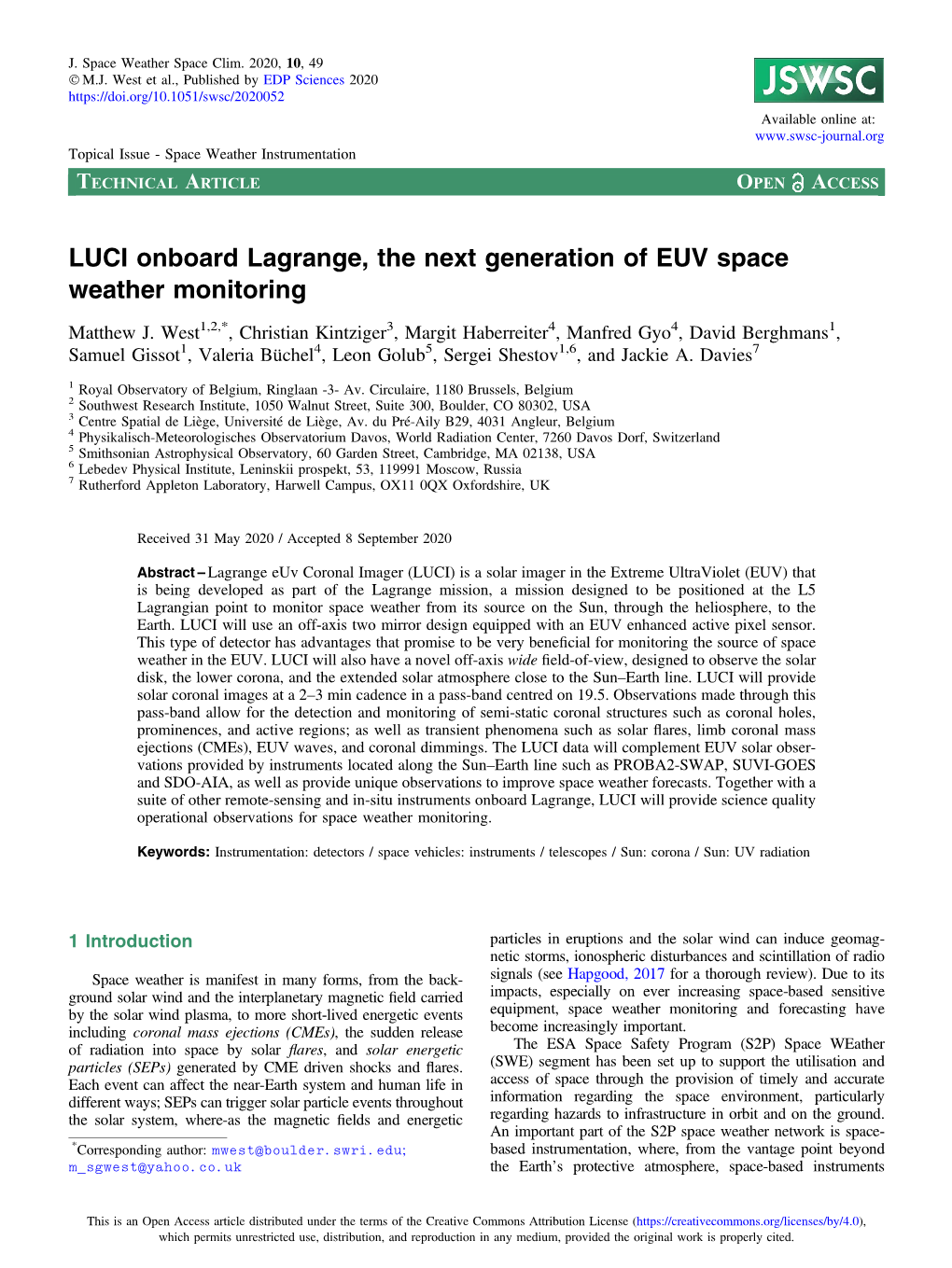 LUCI Onboard Lagrange, the Next Generation of EUV Space Weather Monitoring