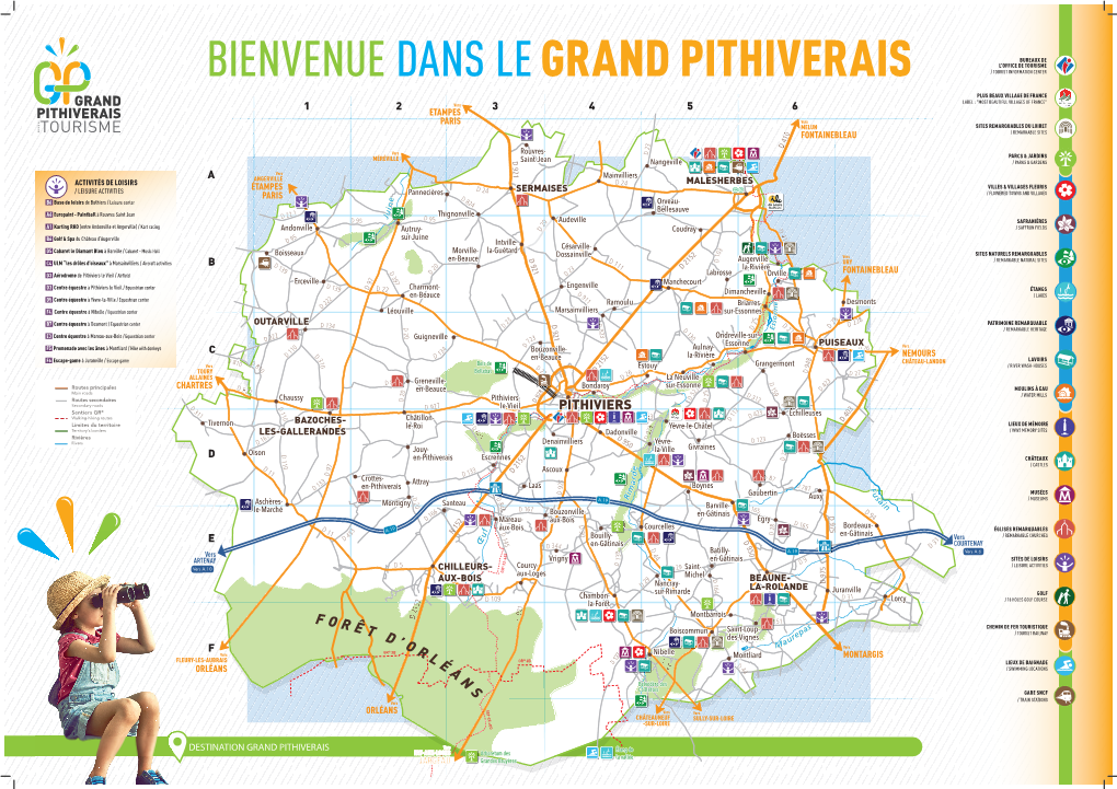 Carte Touristique Du Grand Pithiverais