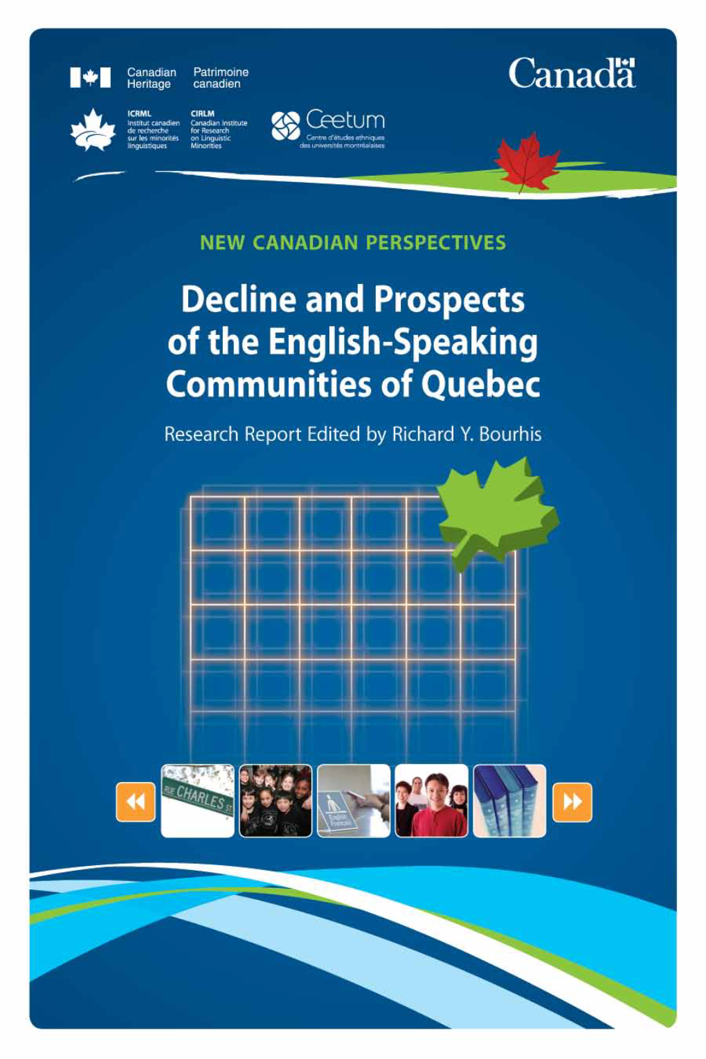 Multiple Views on the English-Speaking Communities of Quebec